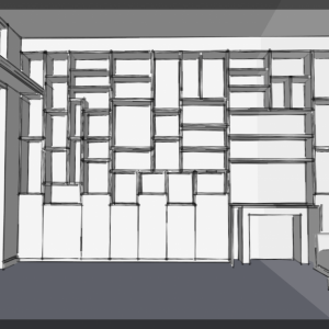 Particolare-della-progettazione-della-libreria-su-misura1-1280x765